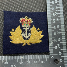 Load image into Gallery viewer, British Royal Navy Bullion Cap / Beret / Blazer Badge - UK Made - The Militaria Shop