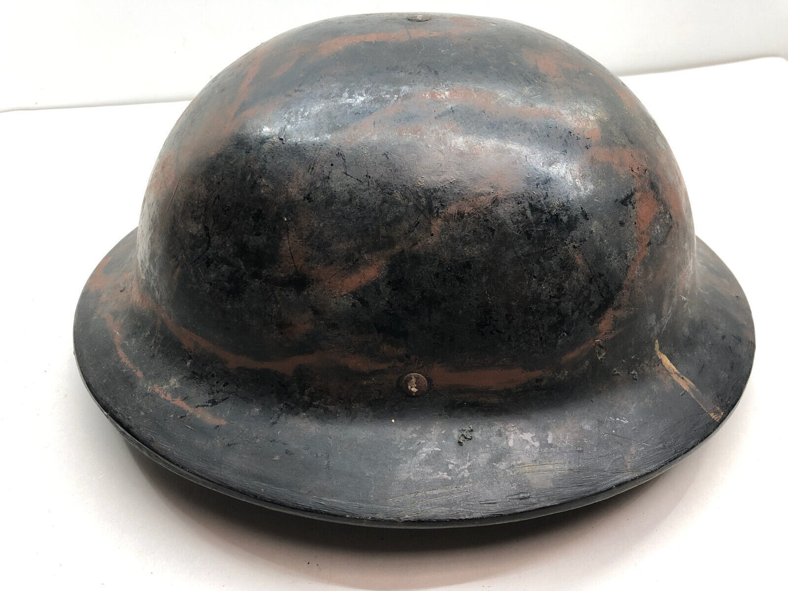 Original WW2 British Home Front Civillian / Private Purchase Helmet - Complete! - The Militaria Shop