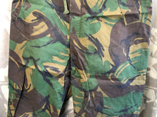 Load image into Gallery viewer, Genuine British Army DPM Camouflaged Rain Trousers Waterproof PVC - Size 70/80 - The Militaria Shop