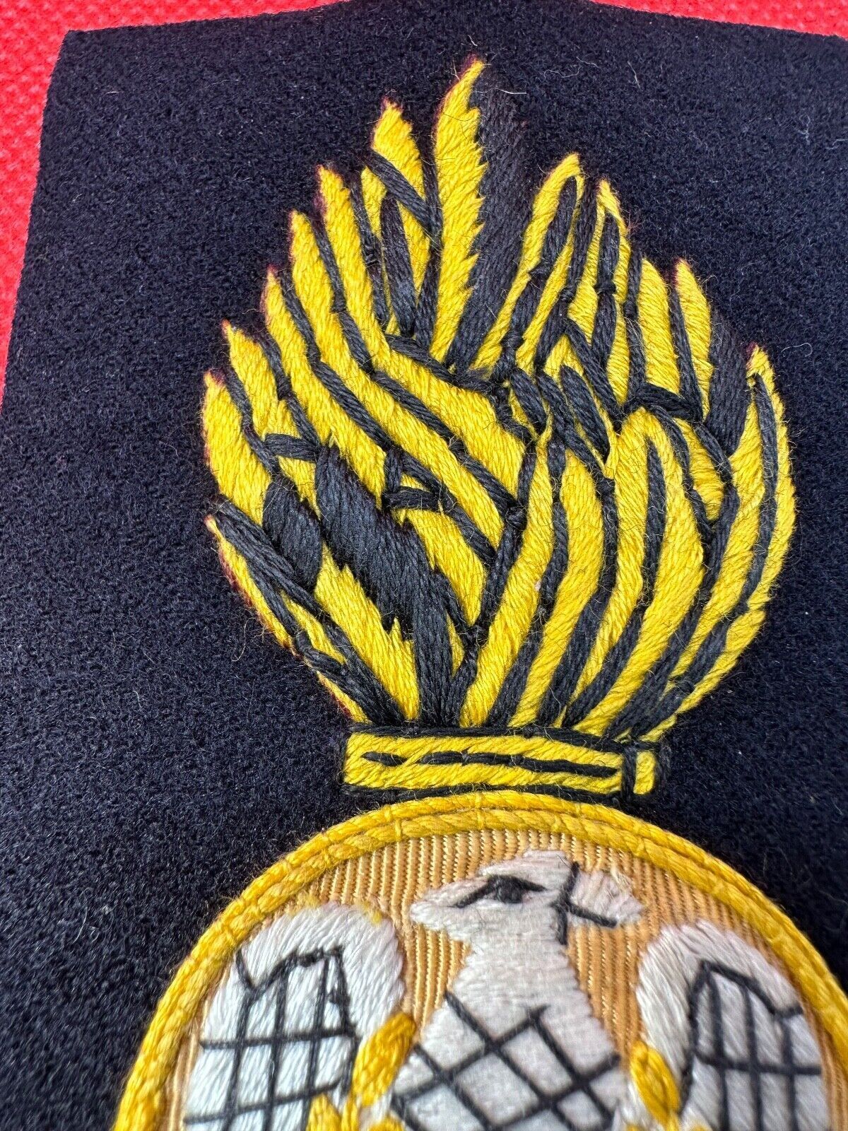British Army Royal Irish Fusiliers Regiment Embroidered Blazer Badge - The Militaria Shop