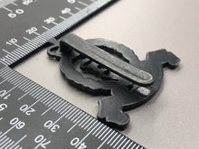 Load image into Gallery viewer, Genuine British Army Adjutant General's Corps Blackened Combat Cap Badge - The Militaria Shop