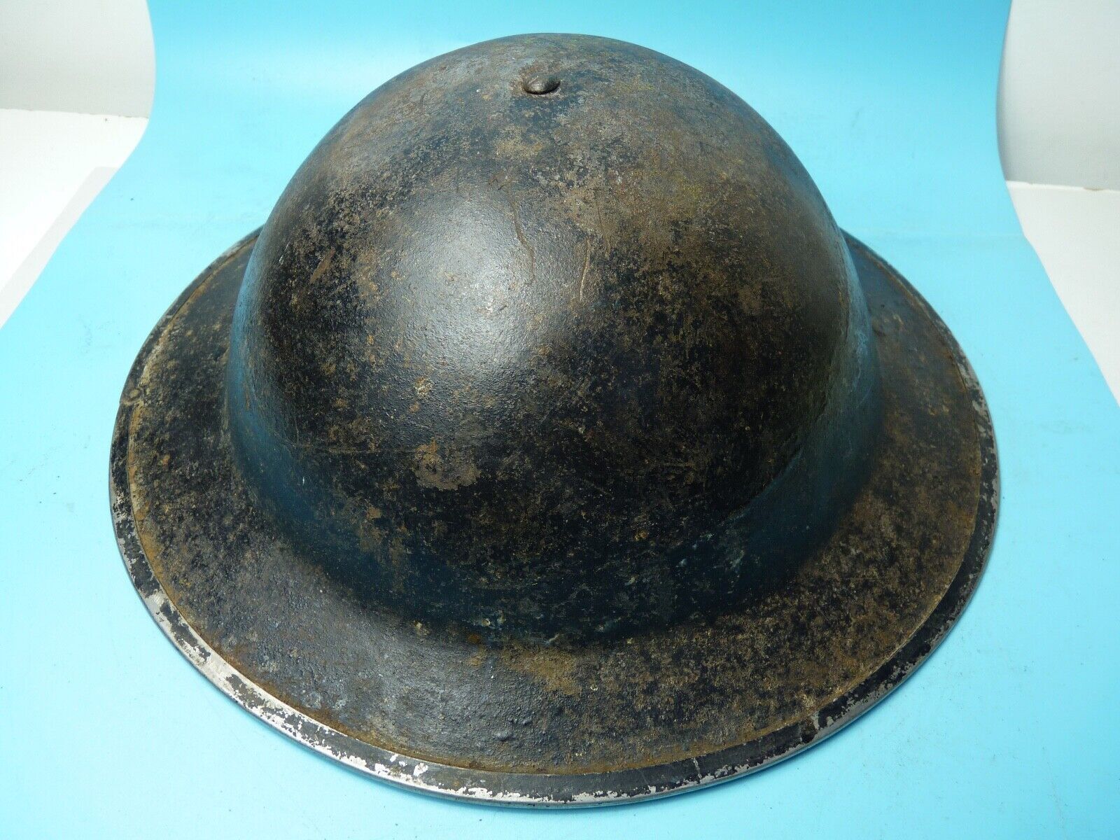 Original WW2 South African Army Mk2 Brodie Helmet - British Style Combat Helmet - The Militaria Shop