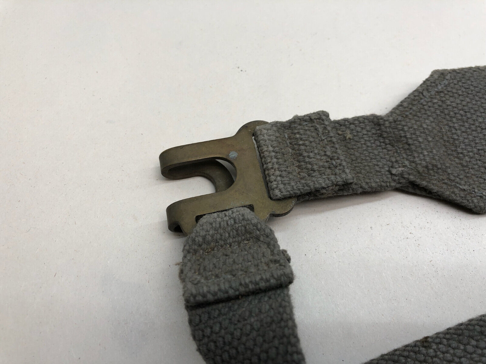 Original WW2 British Royal Air Force Blue 37 Pattern L Strap Set - The Militaria Shop