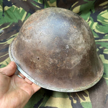 Load image into Gallery viewer, Original WW2 British / Canadian Army Mk3 Turtle Helmet - The Militaria Shop