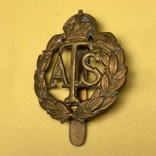 Load image into Gallery viewer, Original WW2 British Army Auxiliary Territorial Service Cap Badge - The Militaria Shop
