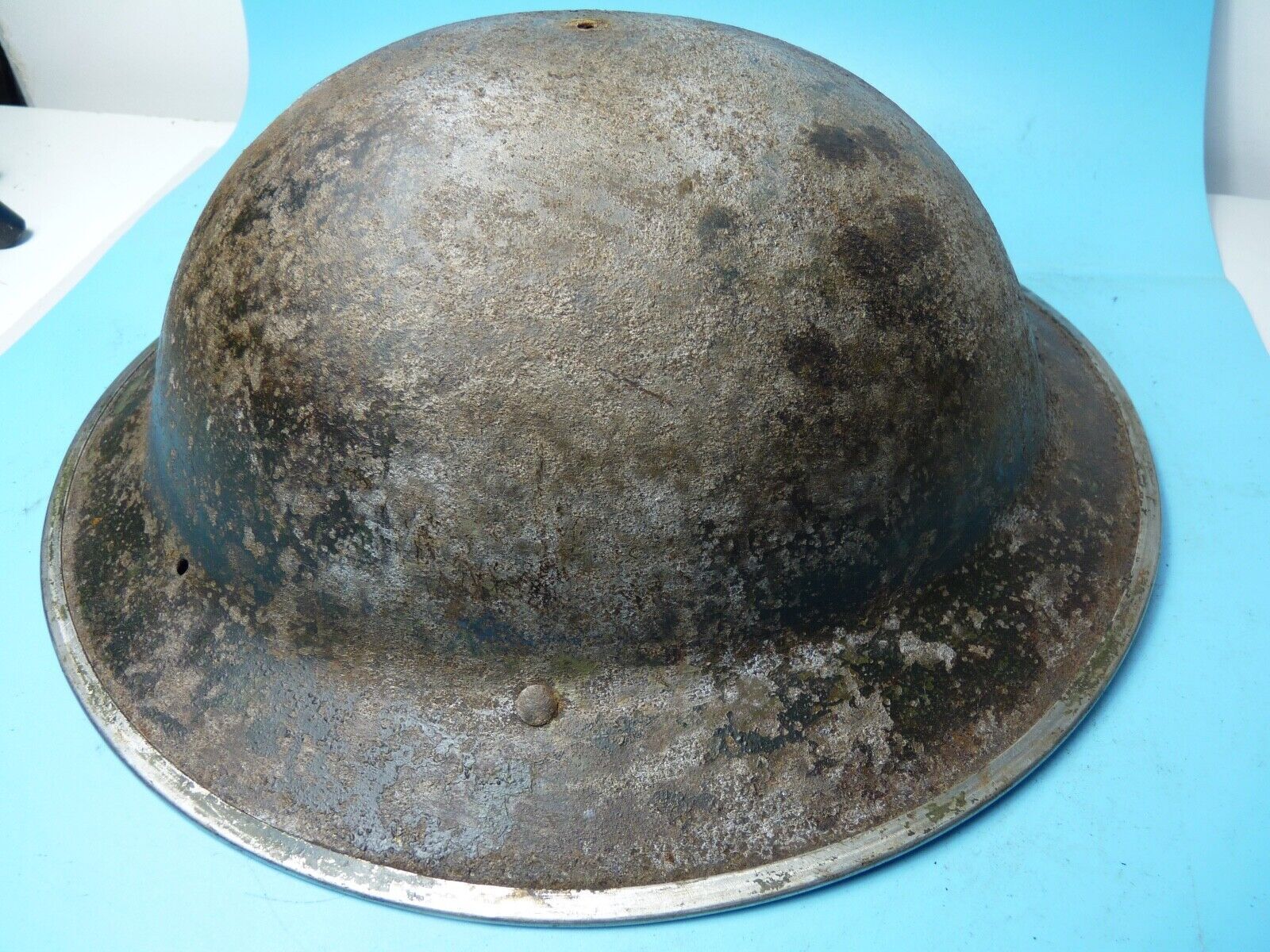 Original WW2 South African Army Mk2 Brodie Helmet - British Style Combat Helmet - The Militaria Shop