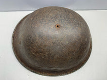 Load image into Gallery viewer, Original WW2 British / Canadian Army Mk3 High Rivet Combat Helmet Shell - The Militaria Shop