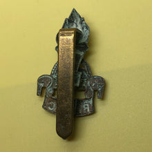 Load image into Gallery viewer, Original WW2 British Army Cap Badge - Royal Army Education Corps King's Cro - The Militaria Shop