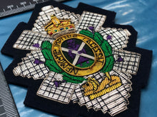Load image into Gallery viewer, British Army Bullion Embroidered Blazer Badge - The Black Watch Regiment - The Militaria Shop