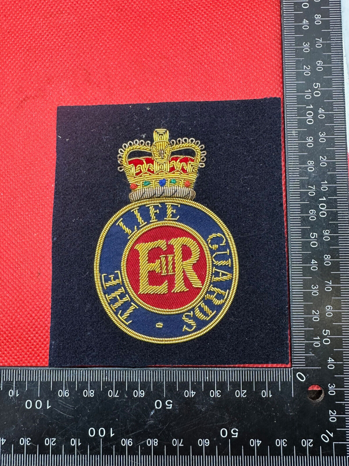 British Army Bullion Embroidered Blazer Badge - The Life Guards - The Militaria Shop