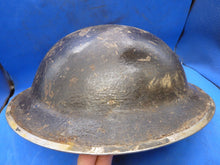 Load image into Gallery viewer, Original WW2 South African Army Mk2 Brodie Helmet - British Style Combat Helmet - The Militaria Shop