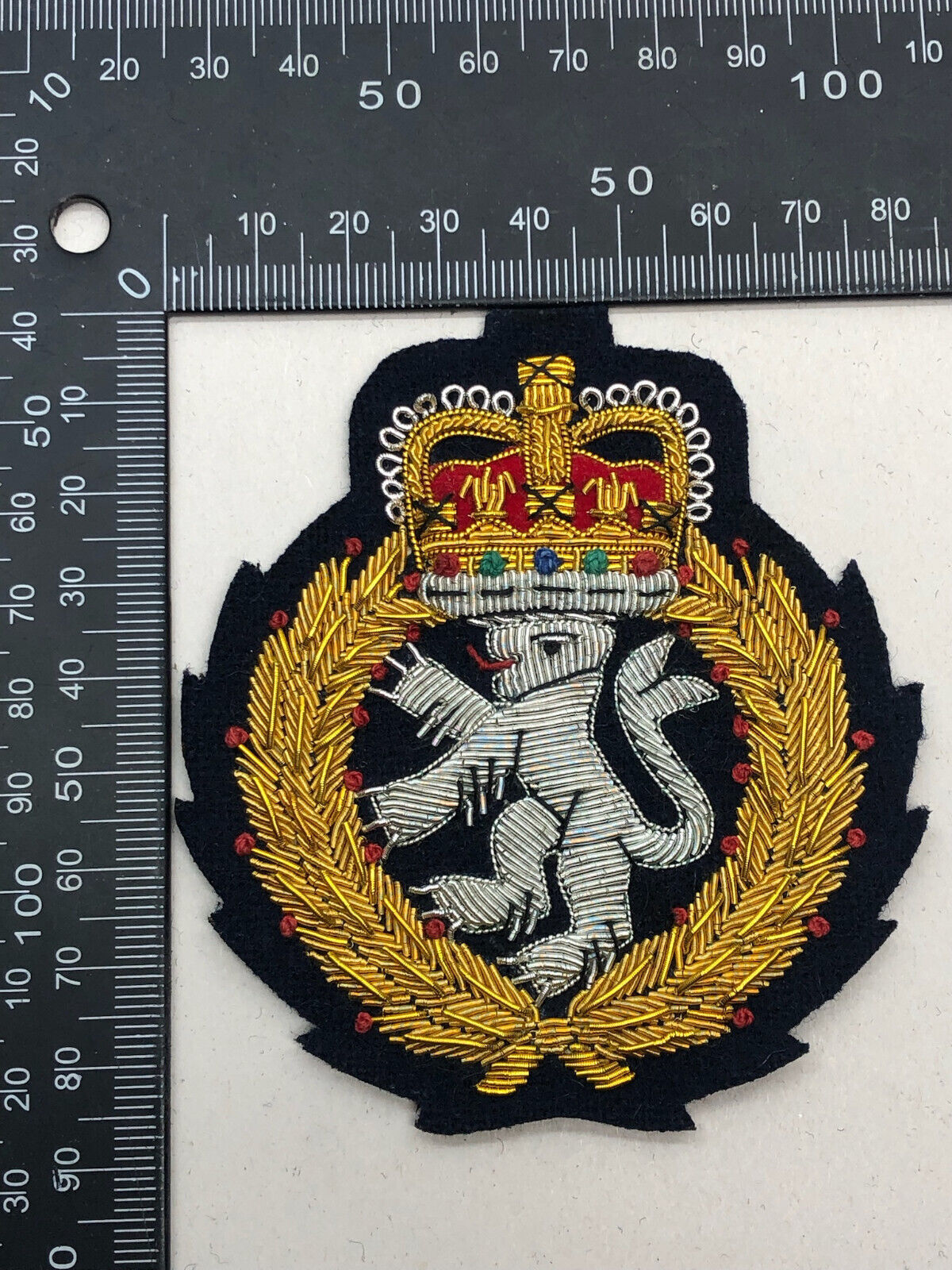 British Army Bullion Embroidered Blazer Badge - WRAC Women's Royal Army Cor - The Militaria Shop
