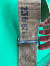 Load image into Gallery viewer, Original WW2 Pattern British Army L Straps Pair - 37 Pattern Webbing Haversack - The Militaria Shop