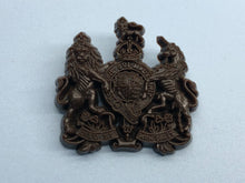 Load image into Gallery viewer, Original WW2 British Army Bakelite Economy GSC General Service Corps Cap Badge - The Militaria Shop