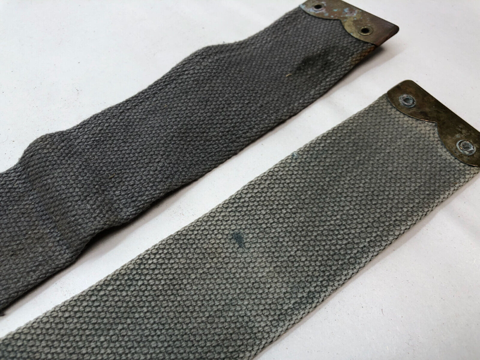 Original WW2 British Royal Air Force Blue 37 Pattern L Strap Set - The Militaria Shop