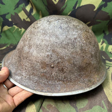 Load image into Gallery viewer, Original WW2 British / Canadian Army Mk3 Turtle Helmet - The Militaria Shop