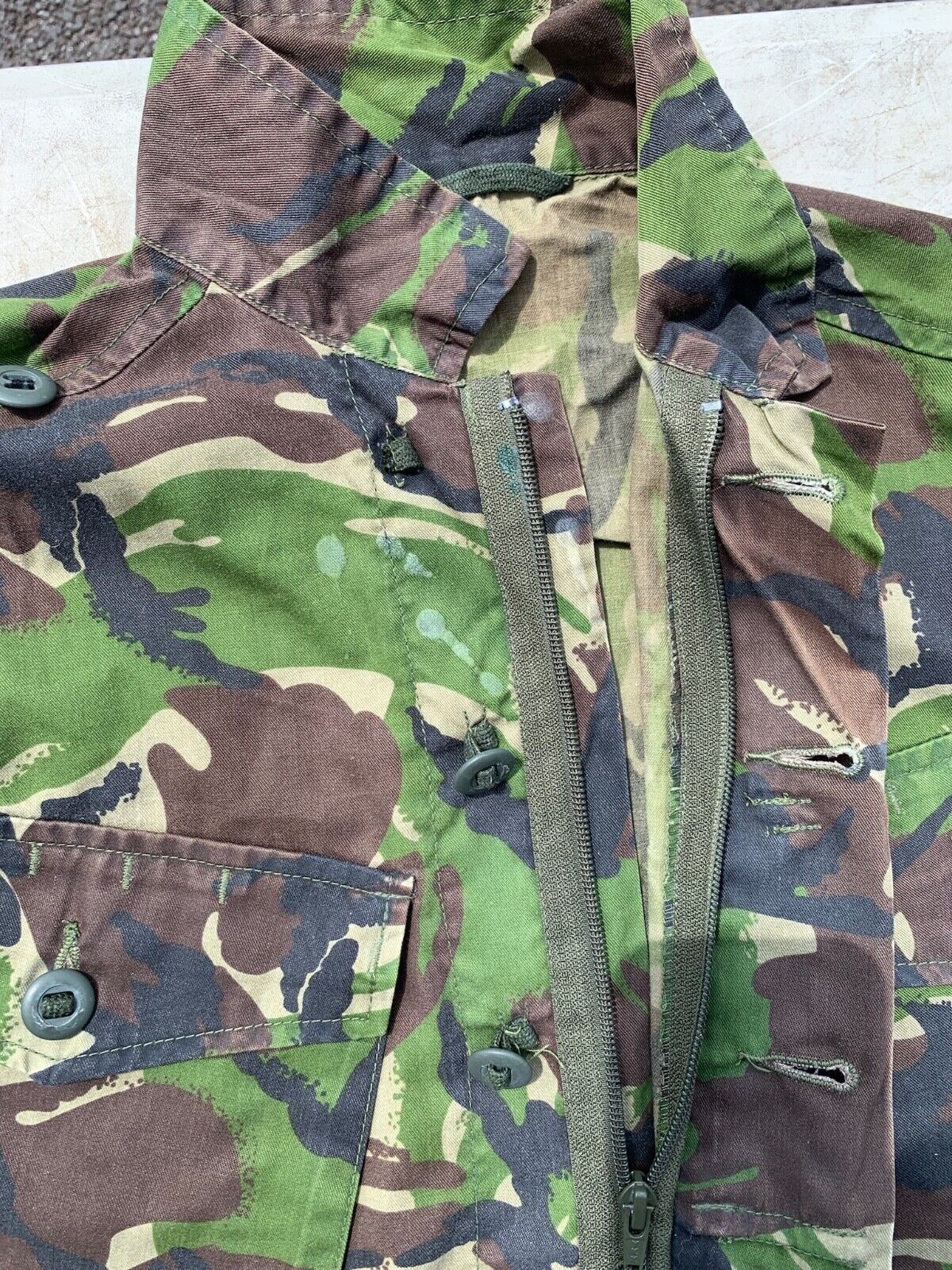 Genuine British Army DPM Woodland Combat Jacket - Size 160/88 - The Militaria Shop