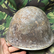 Load image into Gallery viewer, Original WW2 British / Canadian Army Mk3 Turtle Helmet - The Militaria Shop