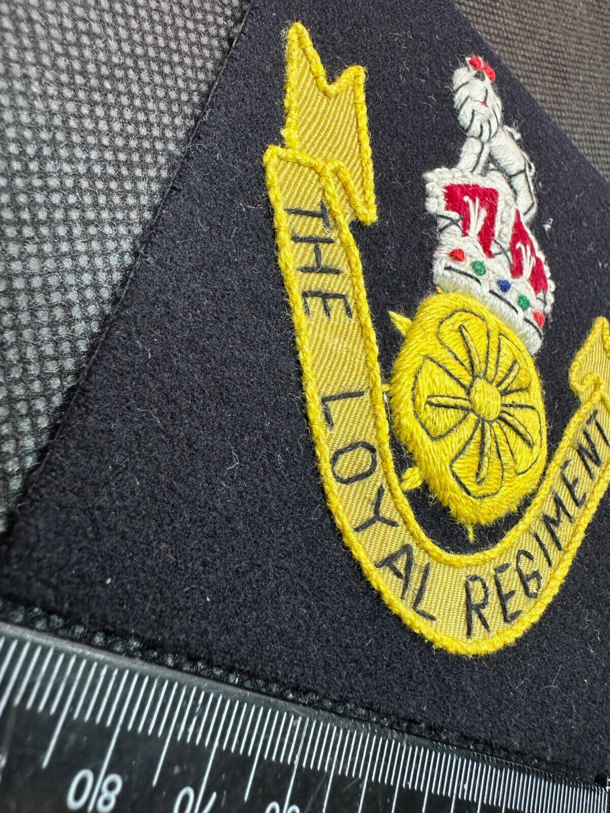 British Army Embroidered Blazer Badge - The Loyal Regiment - The Militaria Shop