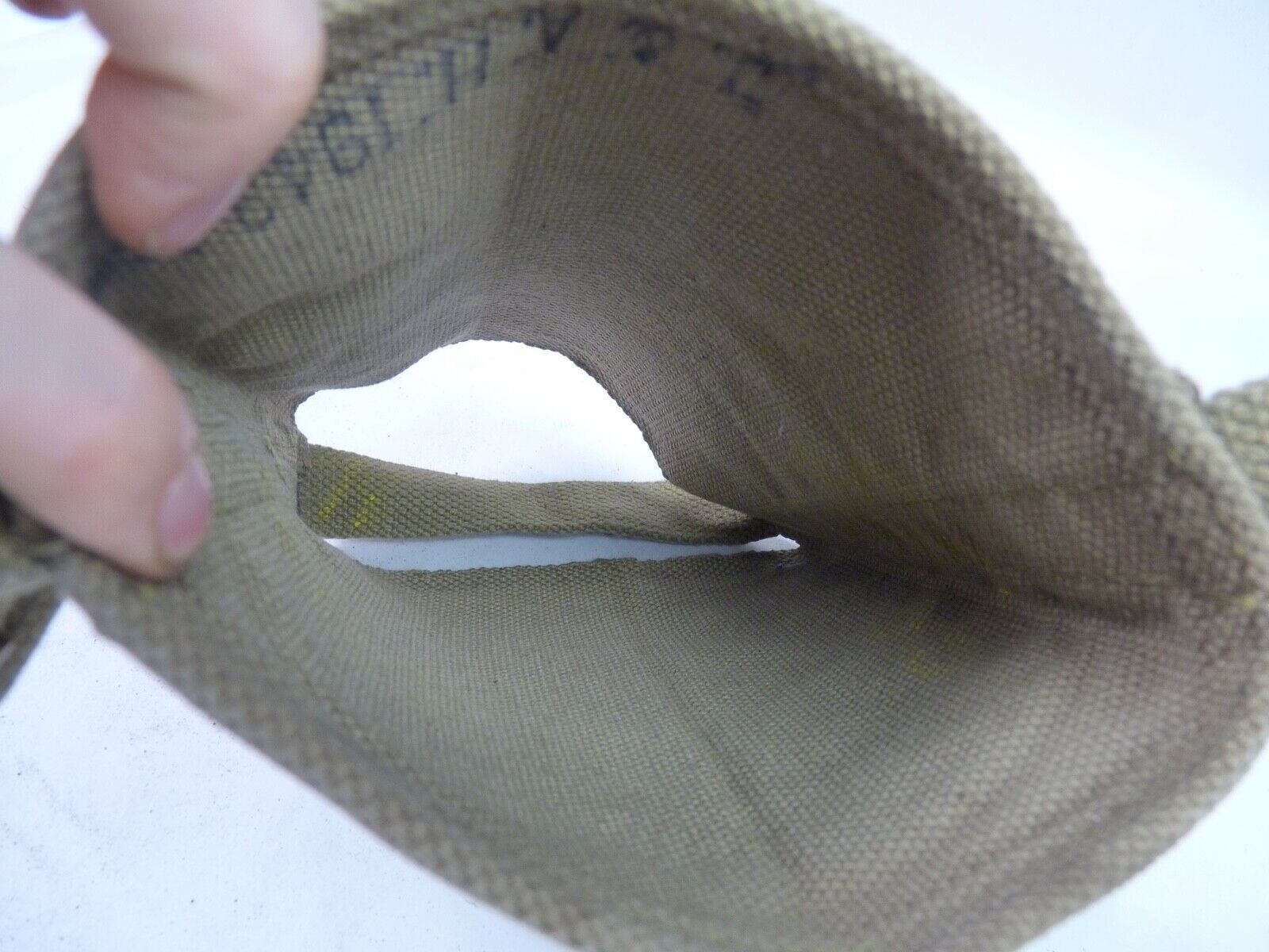Original WW2 British Army Soldiers Water Bottle Carrier Harness - Dated 1943 - The Militaria Shop