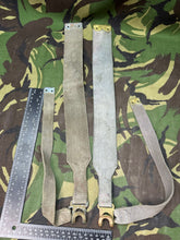 Load image into Gallery viewer, Original British Royal Air Force RAF Blue L Strap Pair - WW2 37 Pattern - The Militaria Shop