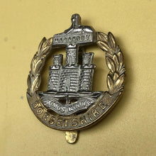 Load image into Gallery viewer, Original WW2 British Army Dorsetshire Regiment Cap Badge - The Militaria Shop