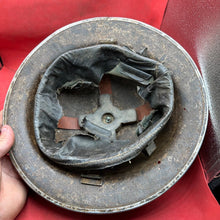 Load image into Gallery viewer, Original WW2 British Army Mk2 Brodie Helmet & Liner - South African Made - The Militaria Shop