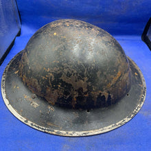 Load image into Gallery viewer, Original WW2 British Army Mk2 Brodie Combat Helmet - The Militaria Shop