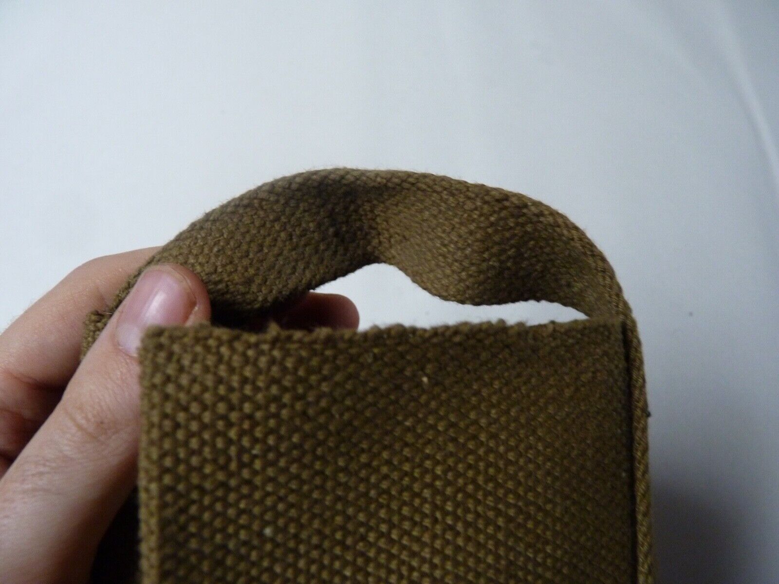 Original WW2 British Army Soldiers Water Bottle Carrier Harness - Dated 1942 - The Militaria Shop