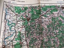 Load image into Gallery viewer, Original WW2 British Army / RAF Maps of Germany - Darmstadt - The Militaria Shop