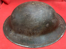 Load image into Gallery viewer, Original WW2 Combat Helmet - British / South African Army Mk2 Brodie Helmet - The Militaria Shop