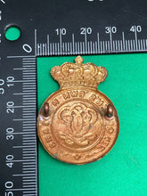 Load image into Gallery viewer, British Army Pre-WW1 7th Queen's Own Hussars Regiment Cap Badge - The Militaria Shop