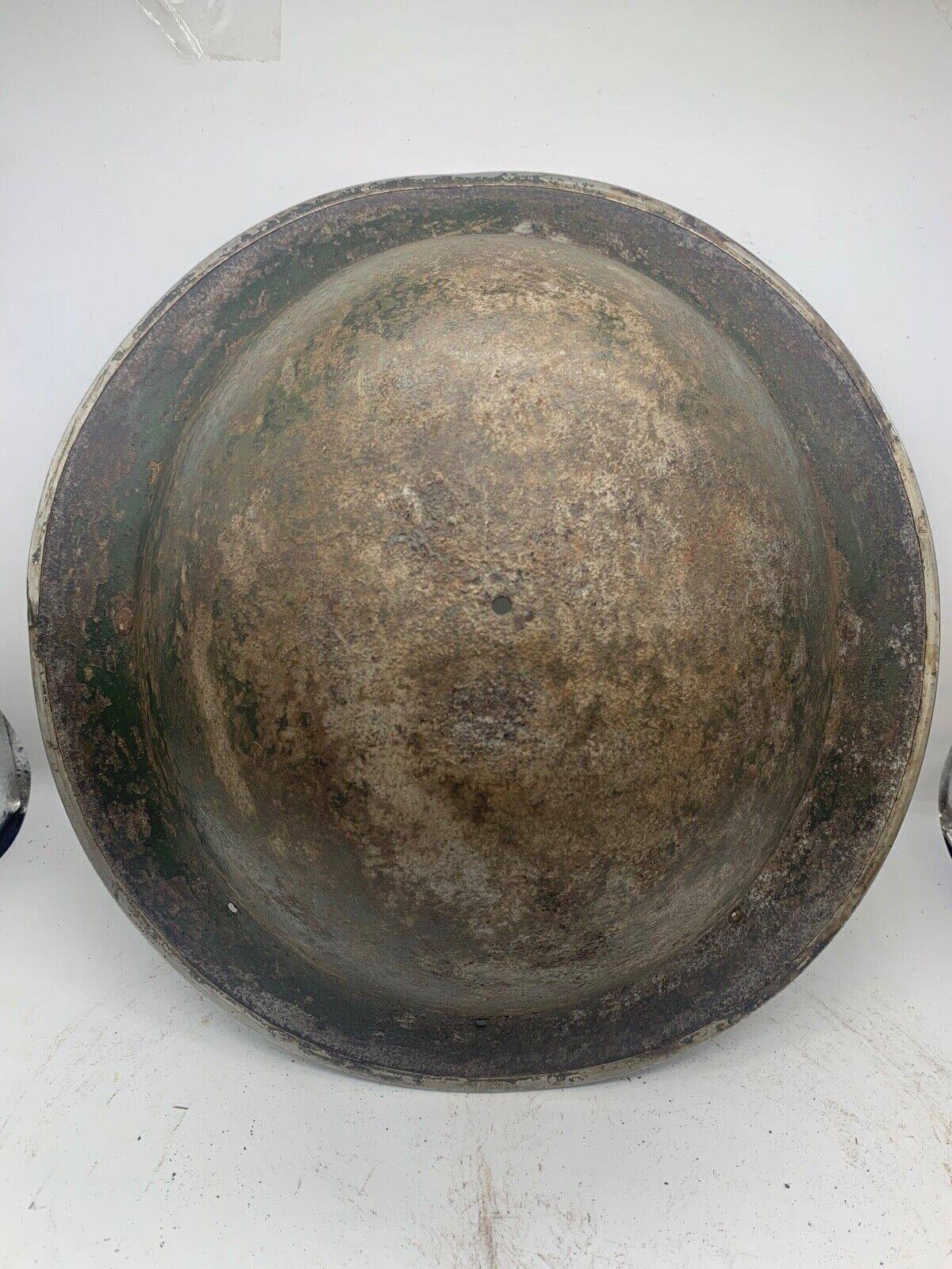 Original WW2 South African Army Mk2 Brodie Helmet - British Style Combat Helmet - The Militaria Shop