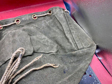 Load image into Gallery viewer, Original WW2 British Army Officer's Large Canvas Washing Bowl - The Militaria Shop