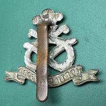 Load image into Gallery viewer, Original WW2 British Army North Stafford Regiment Cap Badge - The Militaria Shop