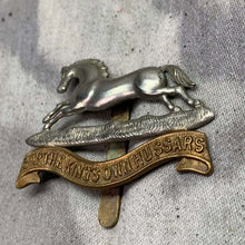 Load image into Gallery viewer, Original WW2 British Army Cap Badge - 3rd The King's Own Hussars - The Militaria Shop