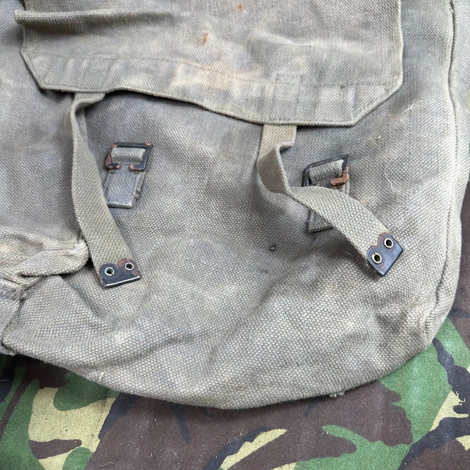 British Army / RAF 37 Pattern Large Pack - WW2 Pattern -Used Condition Original - The Militaria Shop