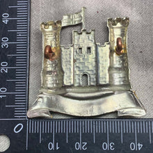 Load image into Gallery viewer, Original WW1 British Army Cap Badge - 6th (Inniskilling) Dragoons - The Militaria Shop