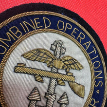 Load image into Gallery viewer, British Army Bullion Embroidered Blazer Badge - Combined Operations - The Militaria Shop