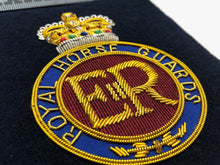 Lade das Bild in den Galerie-Viewer, British Army Bullion Embroidered Blazer Badge - Royal Horse Guards - The Militaria Shop