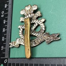 Load image into Gallery viewer, Original WW2 British Army North Stafford Regiment Cap Badge - The Militaria Shop