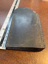 Load image into Gallery viewer, Black Leather Belt Pistol Holster - B62 - The Militaria Shop