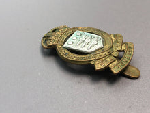 Load image into Gallery viewer, Original British Army WW2 RAOC Royal Army Ordnance Corps Cap Badge - The Militaria Shop
