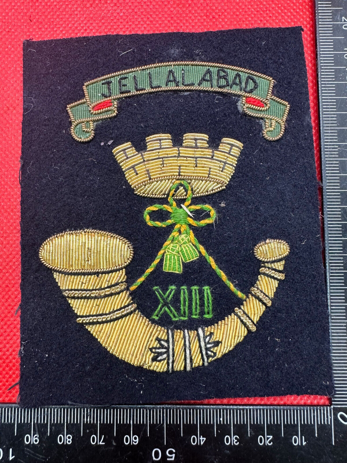 British Army Bullion Embroidered Blazer Badge - Somerset Light Infantry - The Militaria Shop