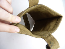 Load image into Gallery viewer, Original WW2 1943 Dated British Army 37 Pattern Water Bottle Carrier Harness - The Militaria Shop