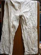 Load image into Gallery viewer, Original WW2 British Army Winter White Uniform Over Trousers - The Militaria Shop