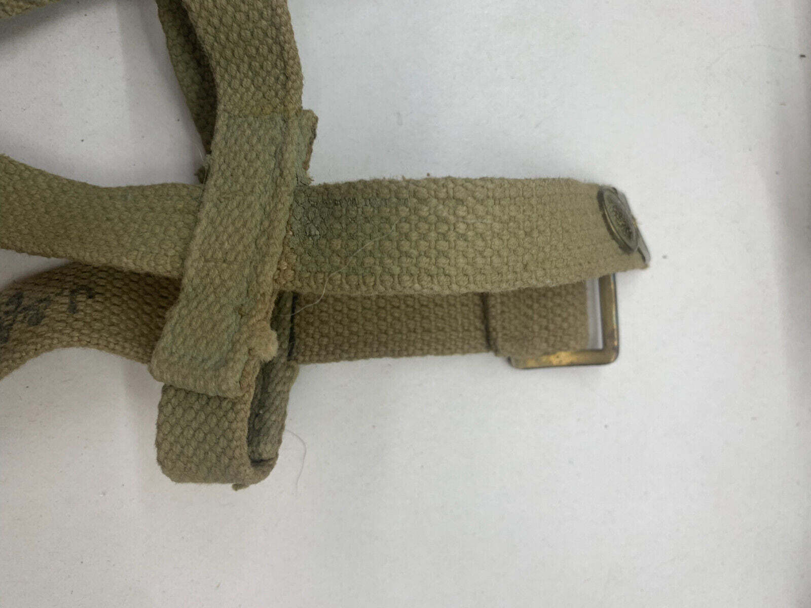 Genuine British Army Water Bottle Webbing Carrier / Harness - The Militaria Shop
