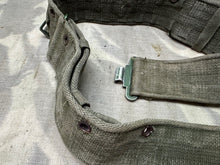 Load image into Gallery viewer, Original WW2 British Army 44 Pattern Soldiers Belt - 36" Waist - The Militaria Shop
