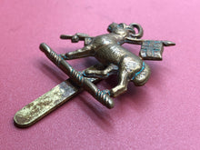 Load image into Gallery viewer, Original WW2 British Army Queen's Royal Regiment (West Surrey) Cap Badge - The Militaria Shop