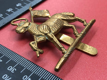 Load image into Gallery viewer, Genuine British Army Queen's Royal Regiment (West Surrey) Cap Badge - The Militaria Shop